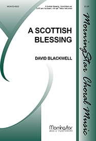 A Scottish Blessing SATB choral sheet music cover Thumbnail